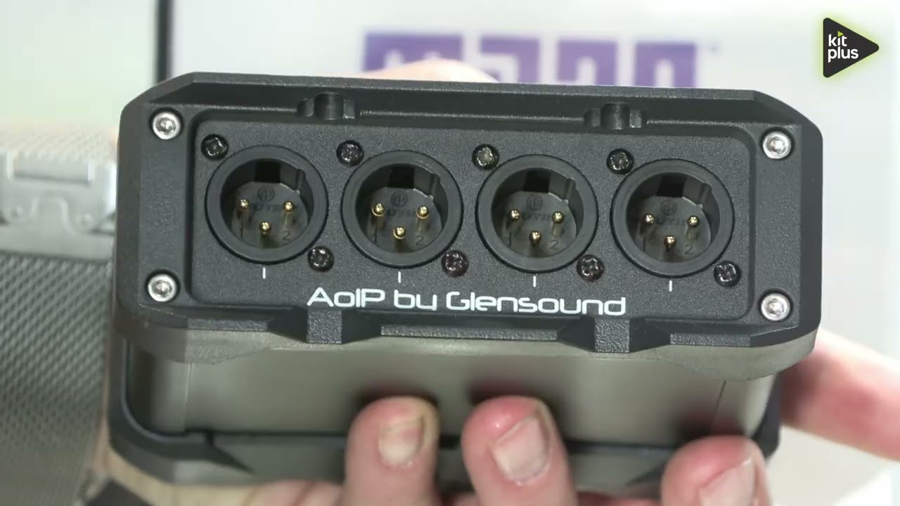 Аудиоинтерфейсы Glensound AoIP 4I и 4O Milan | ISE 2026