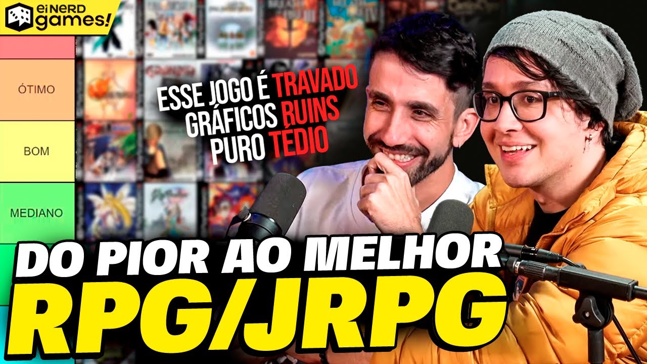DO PIOR AO MELHOR RPGs e JRPGs DO PLAYSTATION 1 COM @gamesrulesbrasil - Tierlist ENG #007