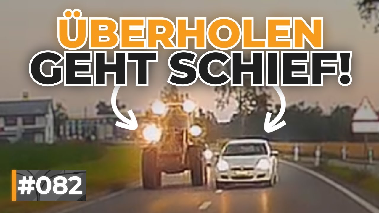 Unfall, absolut unverantwortliche Überholmanöver und Egoismus pur! | #GERMAN #DASHCAM | #082