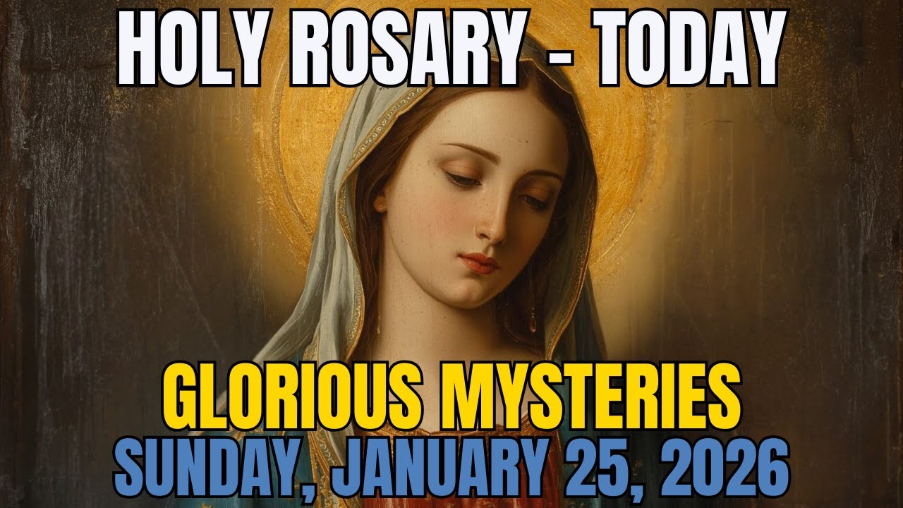 Holy Rosary Today Sunday, January 25, 2026 | Glorious Mysteries | Conversion: Starting Over with God