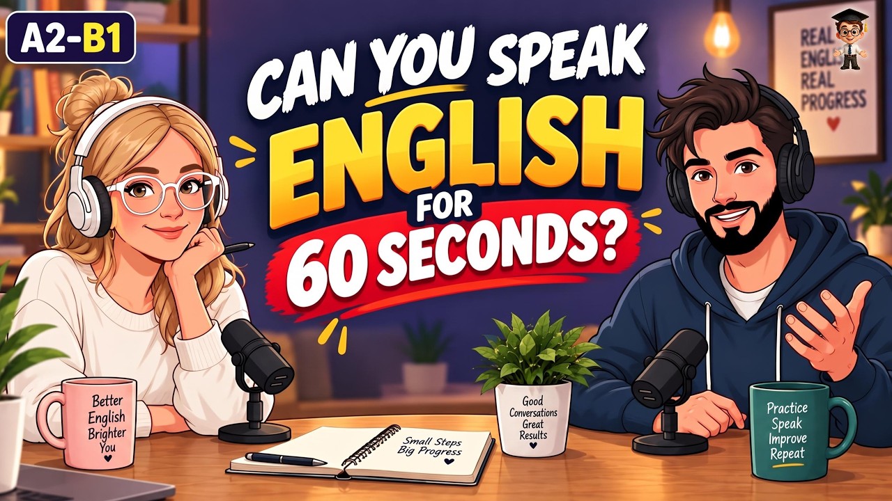 Can You Speak English for 60 Seconds? | Improve Your English Speaking | Fluency Practice