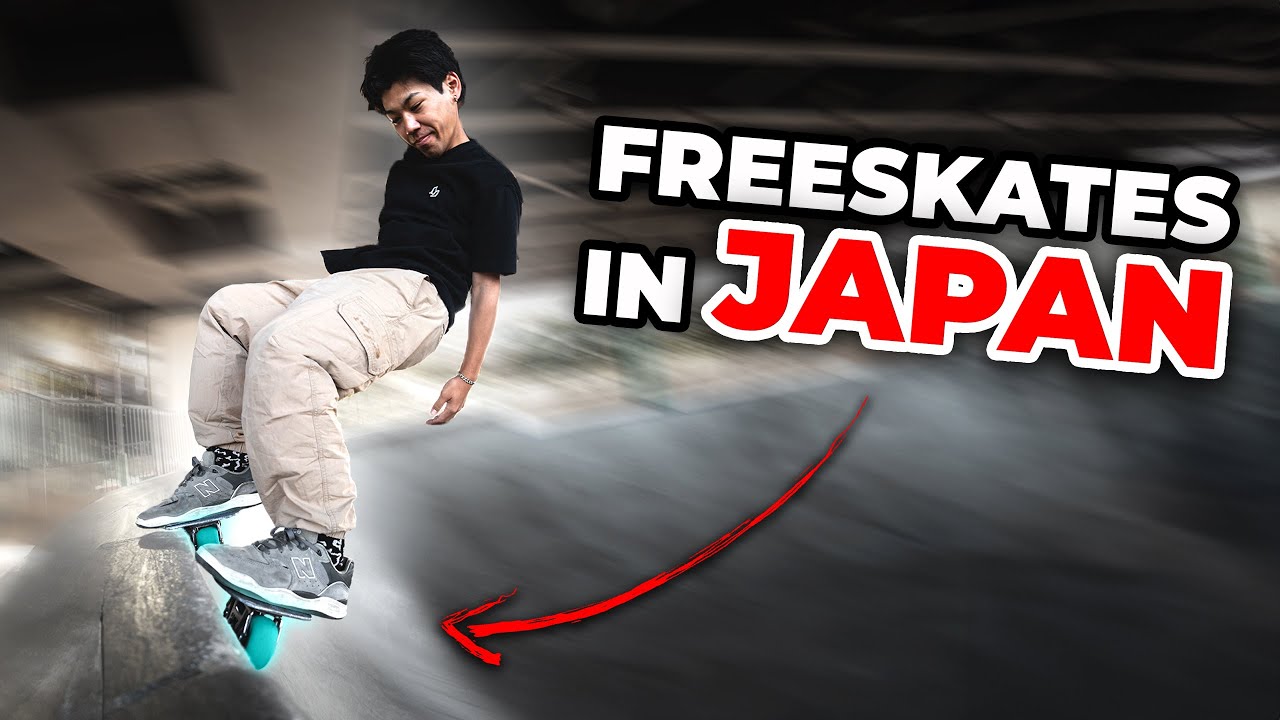 INSANE Skatepark Tricks on Freeskates! (Japan Edition)