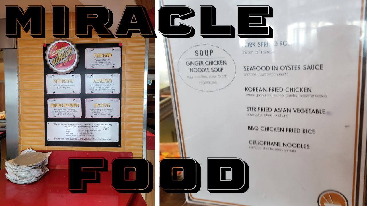 Carnival Miracle Food