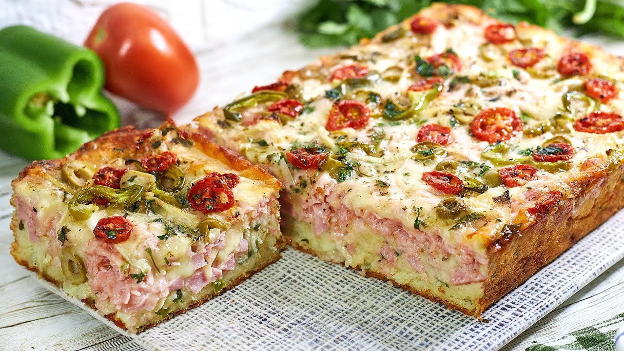 TORTA DE PRESUNTO PERFEITA COM UMA MASSA QUE VOCÊ NUNCA VIU | Sem Liquidificador