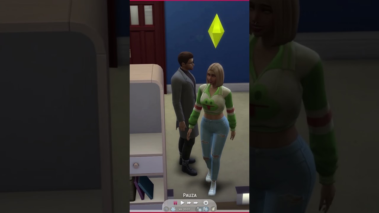 Romantic Gift in The Sims 4 😂 #thesims4 #undecided #ts4 #gaming #gamingpolska