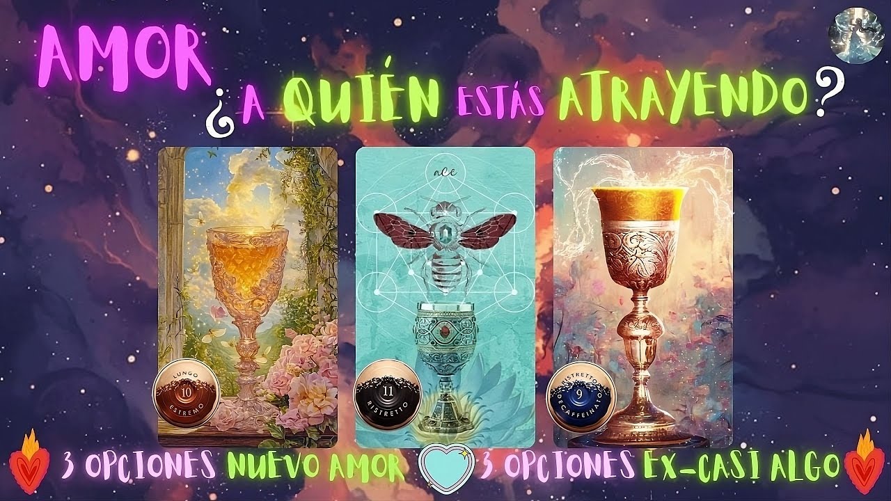 AMOR ¿A QUIÉN ESTÁS ATRAYENDO? NUEVO y EX🔮Tarot  Interactivo🔮