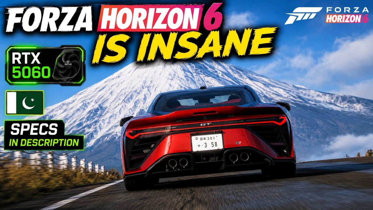 Forza horizon 6 | RTX 5060 + R5 5600 [ 1080P ALL SETTINGS ]