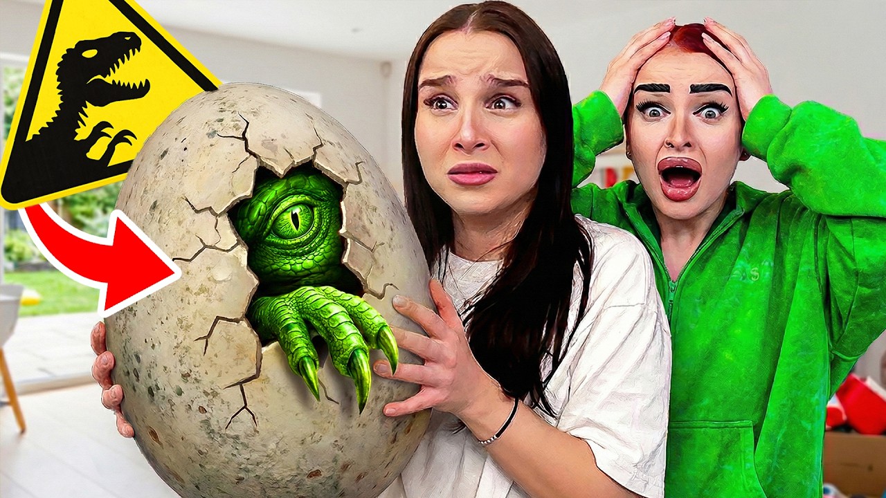 ICH HABE EIN XXL DINO EI GEFUNDEN ! 😱 🦖 (Es bewegt sich...)