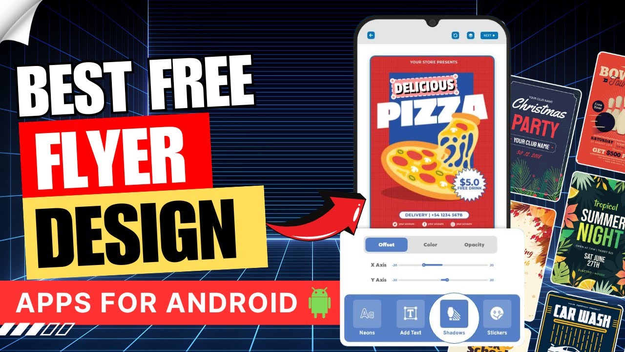 5 Best Free Flyer Maker Apps Android ✅ | Poster Making Apps | Flyer Design Apps