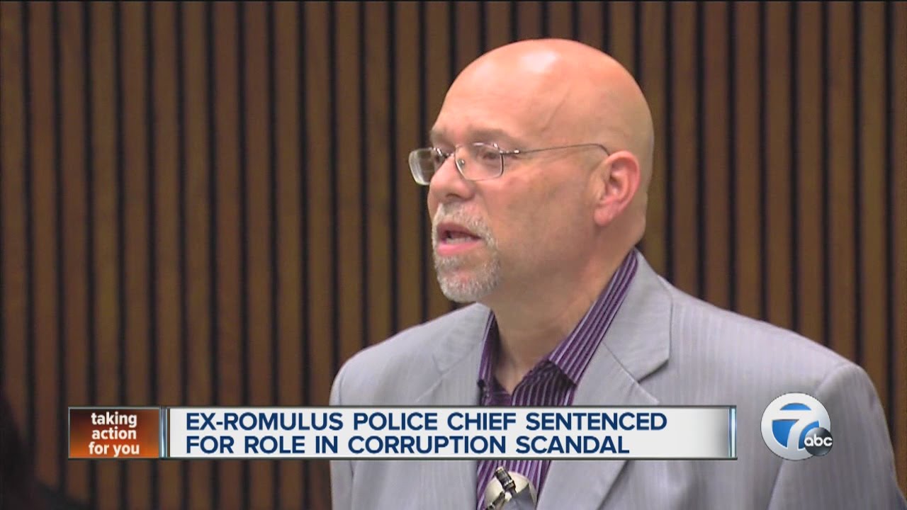 Former Romulus Police Chief sentenced for role in corruption scandal