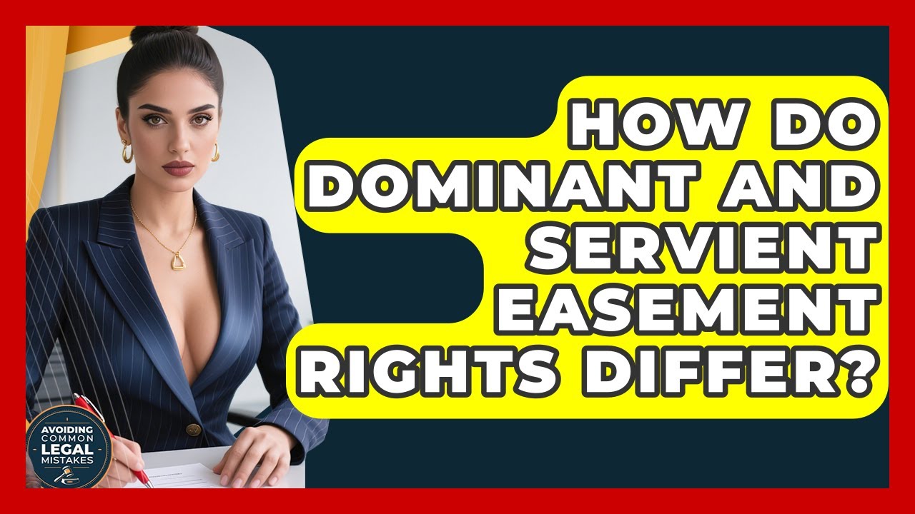 How Do Dominant And Servient Easement Rights Differ? - Avoiding Common Legal Mistakes