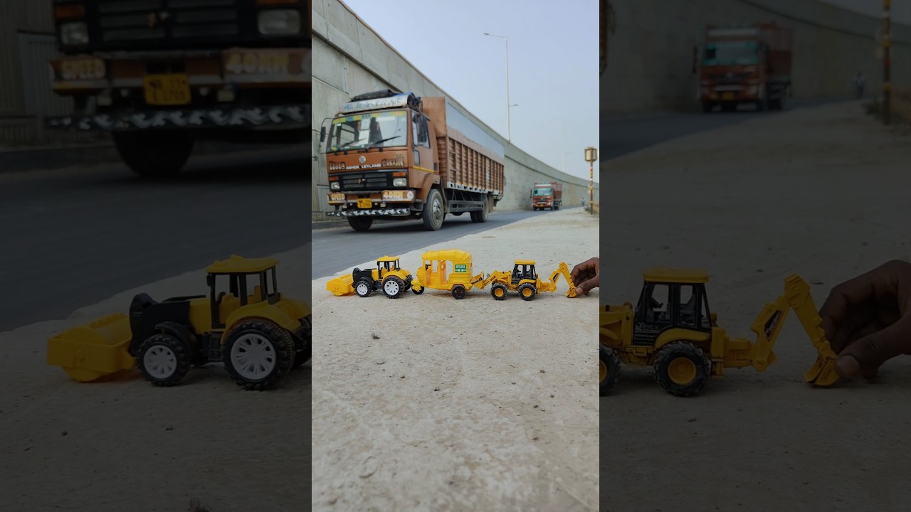 Remote Control Jcb And Dumper Truck Unboxing And Testing Short Video ||