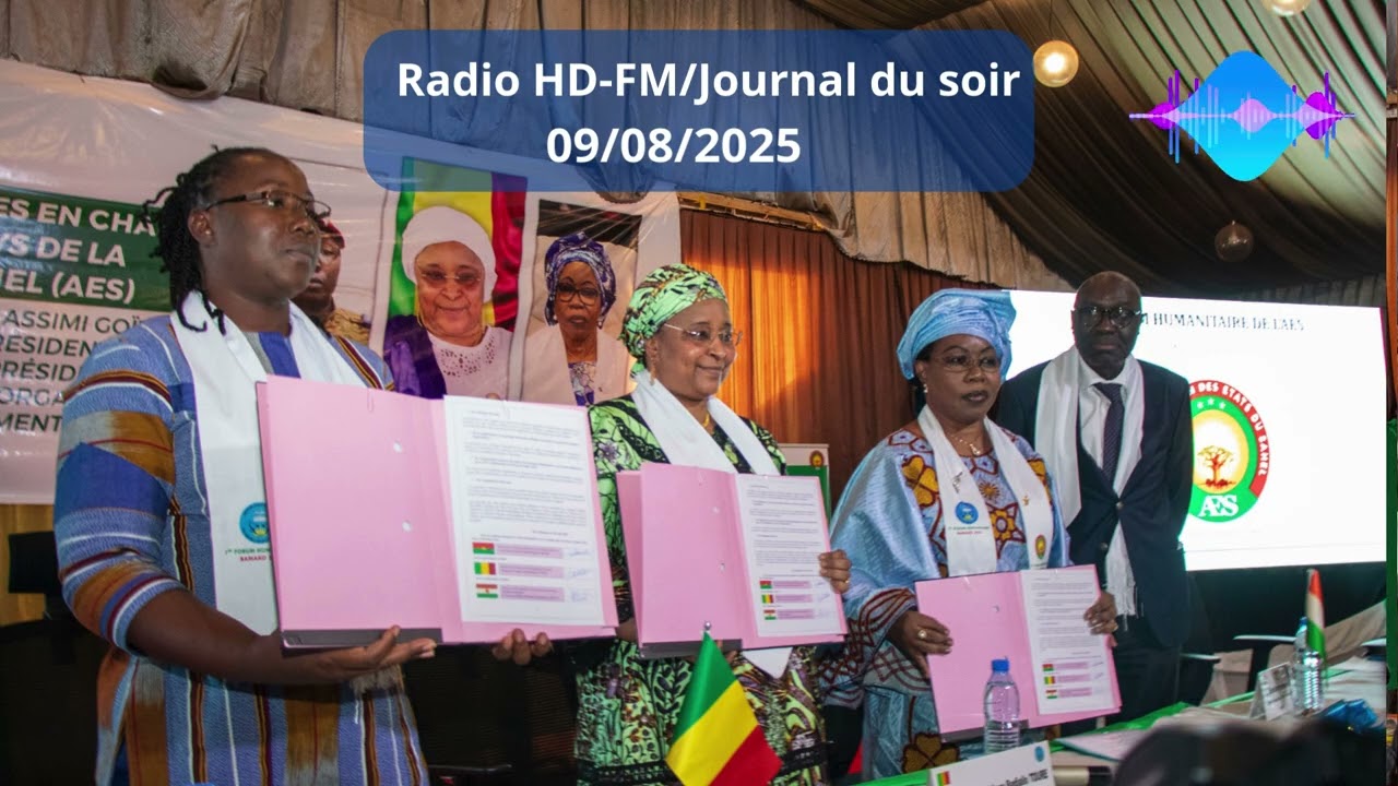 Radio HD-FM/Journal du soir/09/08/2025