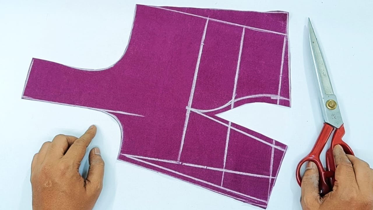 इस ब्लाउज की कटिंग है सबसे आसान और फिटिंग आती है शानदार |Single Dot Blouse Cutting