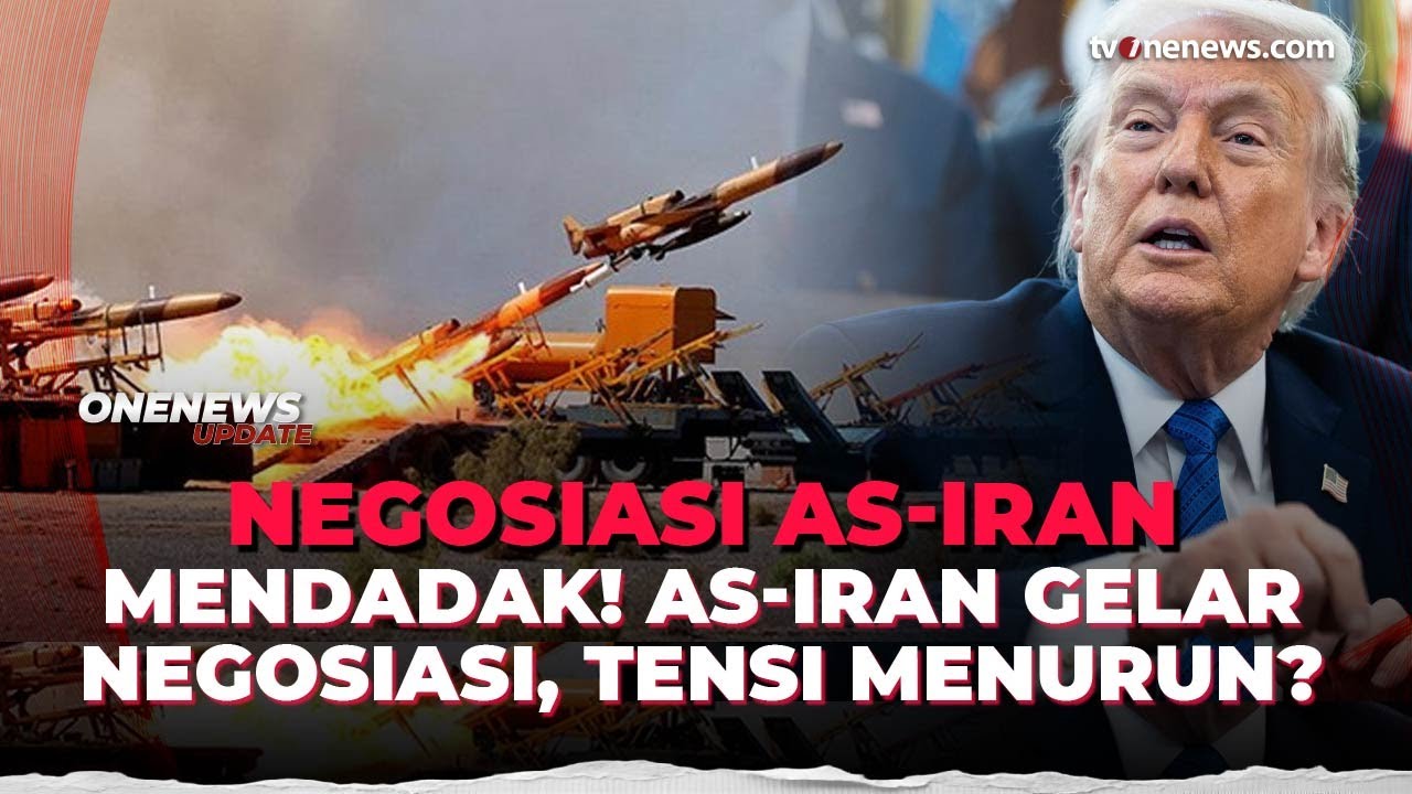 AS Siap Perang! Iran Tiba-tiba Klaim Sedang Negosiasi Washington, Tensi Menurun? | OneNews Update