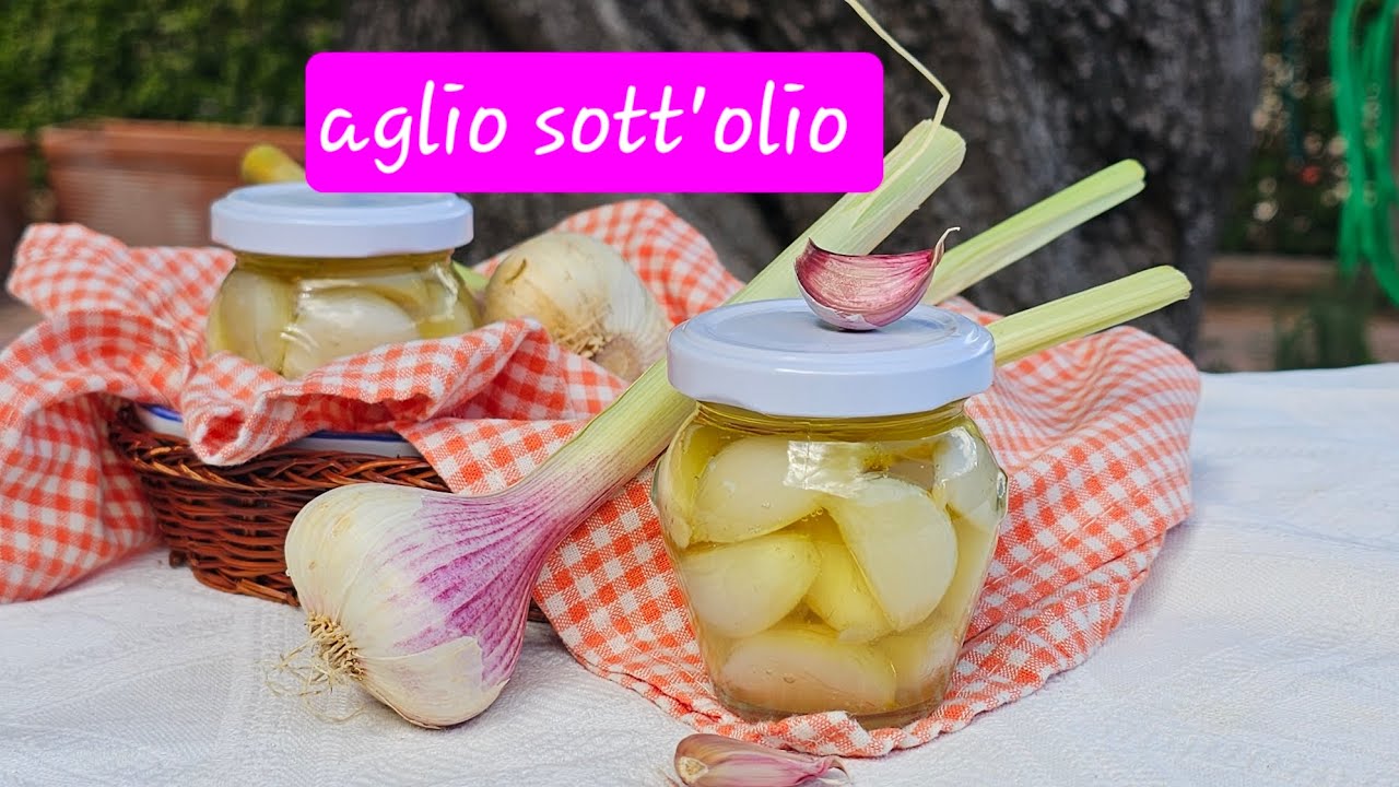 Aglio sott'olio, una modo sfizioso e alternativo di gustare l'aglio
