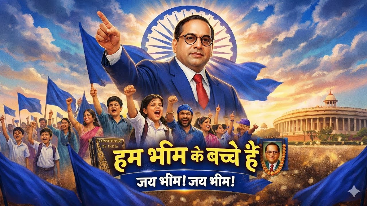 हम भीम के बच्चे हैं | Jai Bhim Song | Baba Saheb Ambedkar Motivational Song | Blue Flag Song