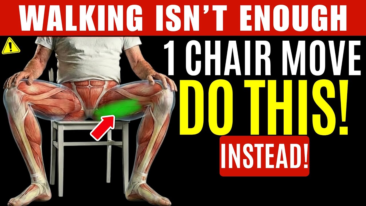 Over 60? This 1 Chair Move Fixes WEAK Legs — Better Than Walking | Seniors