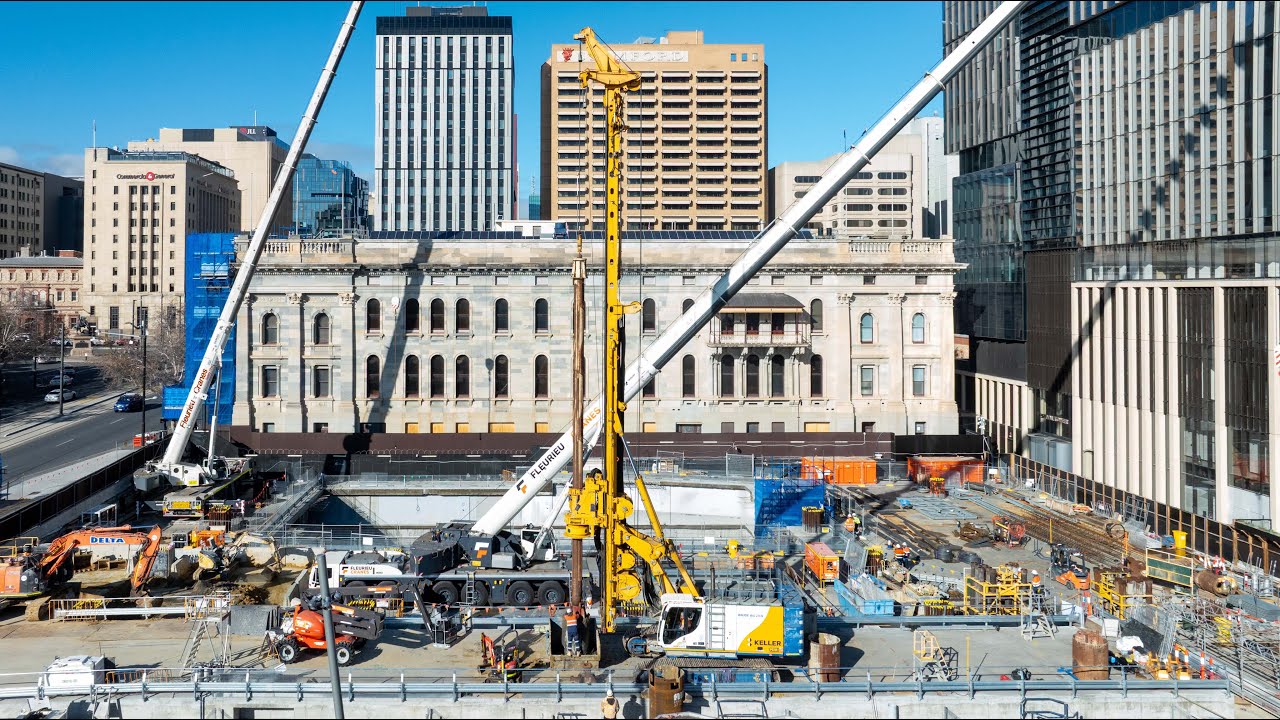Engineering the impossible at Festival Plaza, South Australia, with 120MN mega-column piles