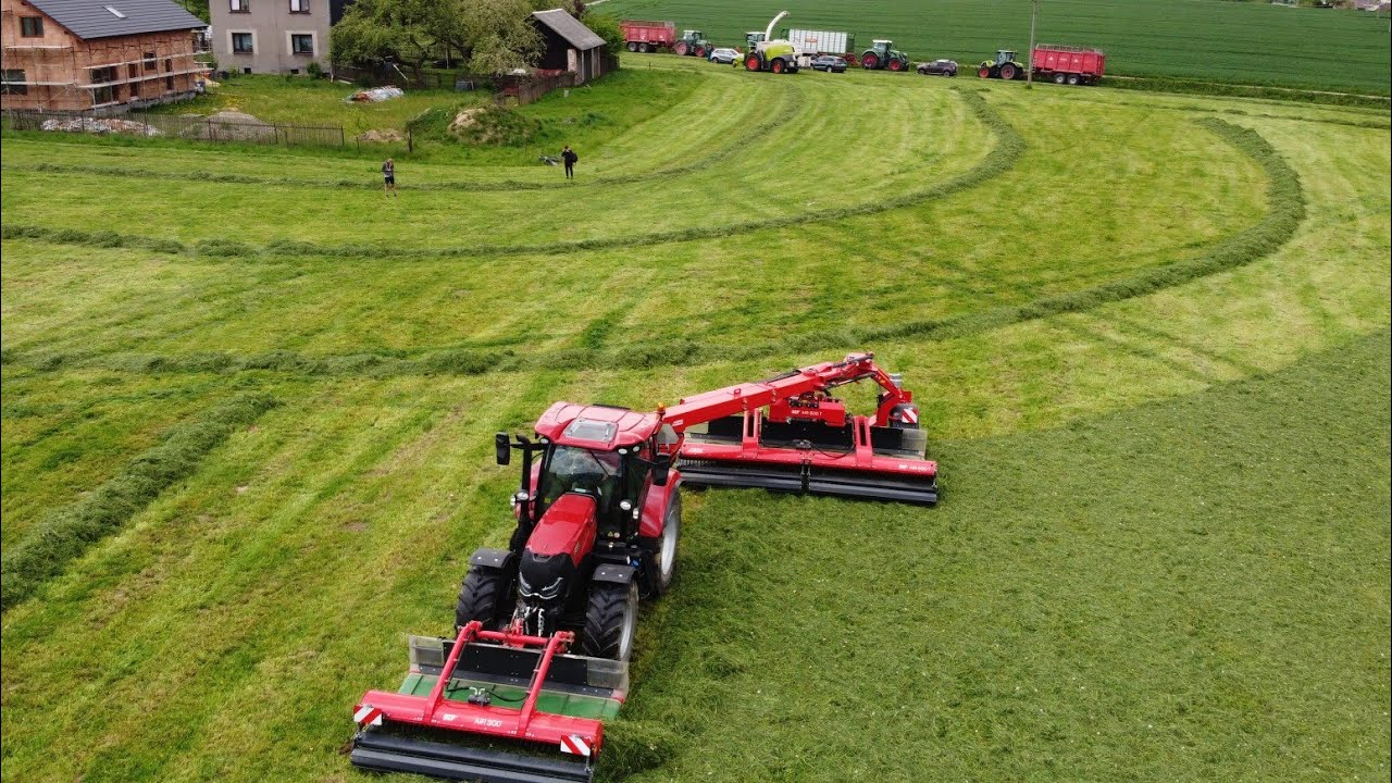 CASE IH MAXXUM 150+SIP AIR 300 a 500T CLAAS JAGUAR 950 2X CLAAS ARION 450, FENDT 824 a 818 VARIO