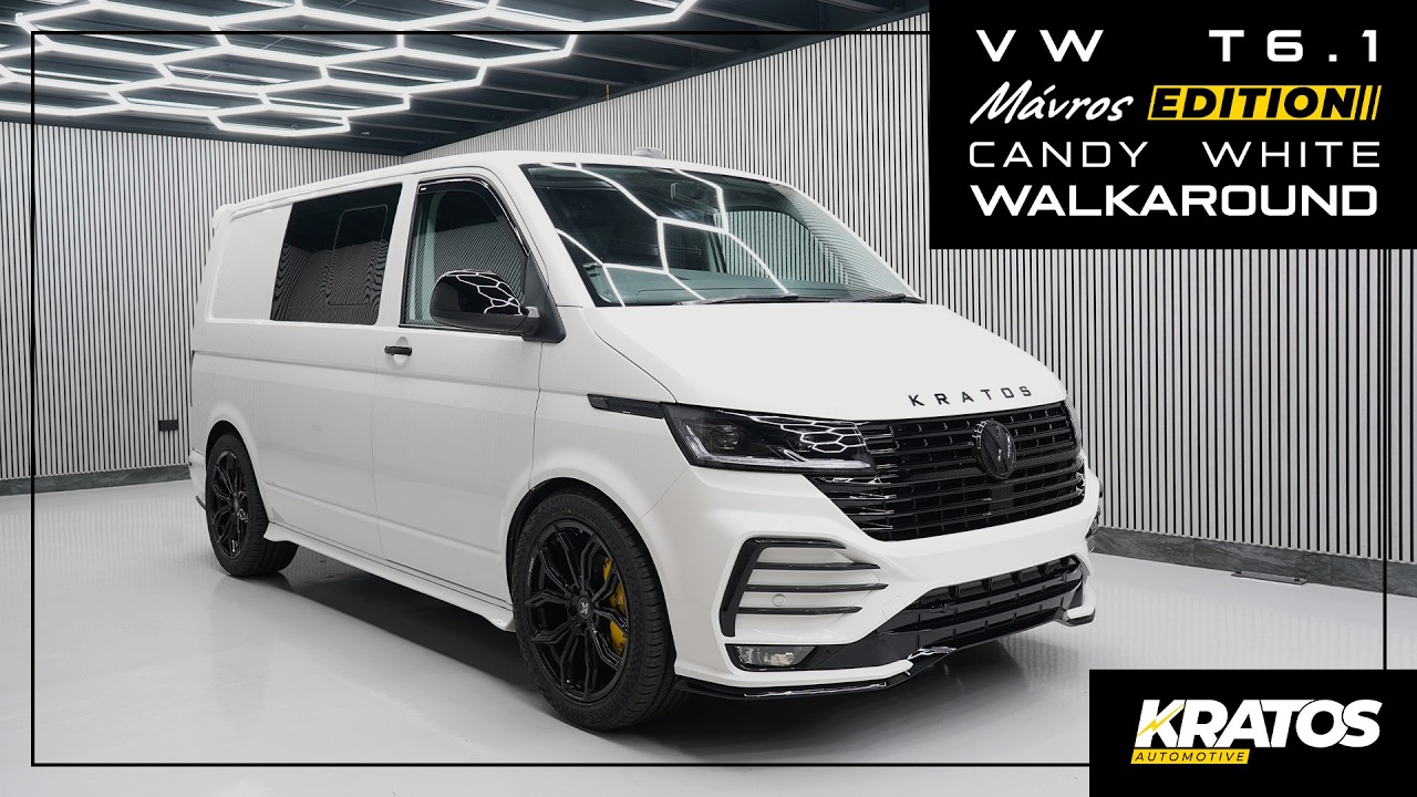VW T6.1 Mávros Edition - Candy White | Kratos Walkaround
