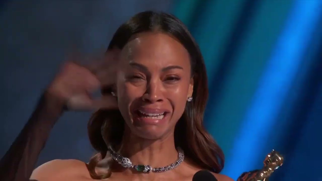Zoe Saldaña Brings Down the House With Her Oscars 2025 Acceptance Speech