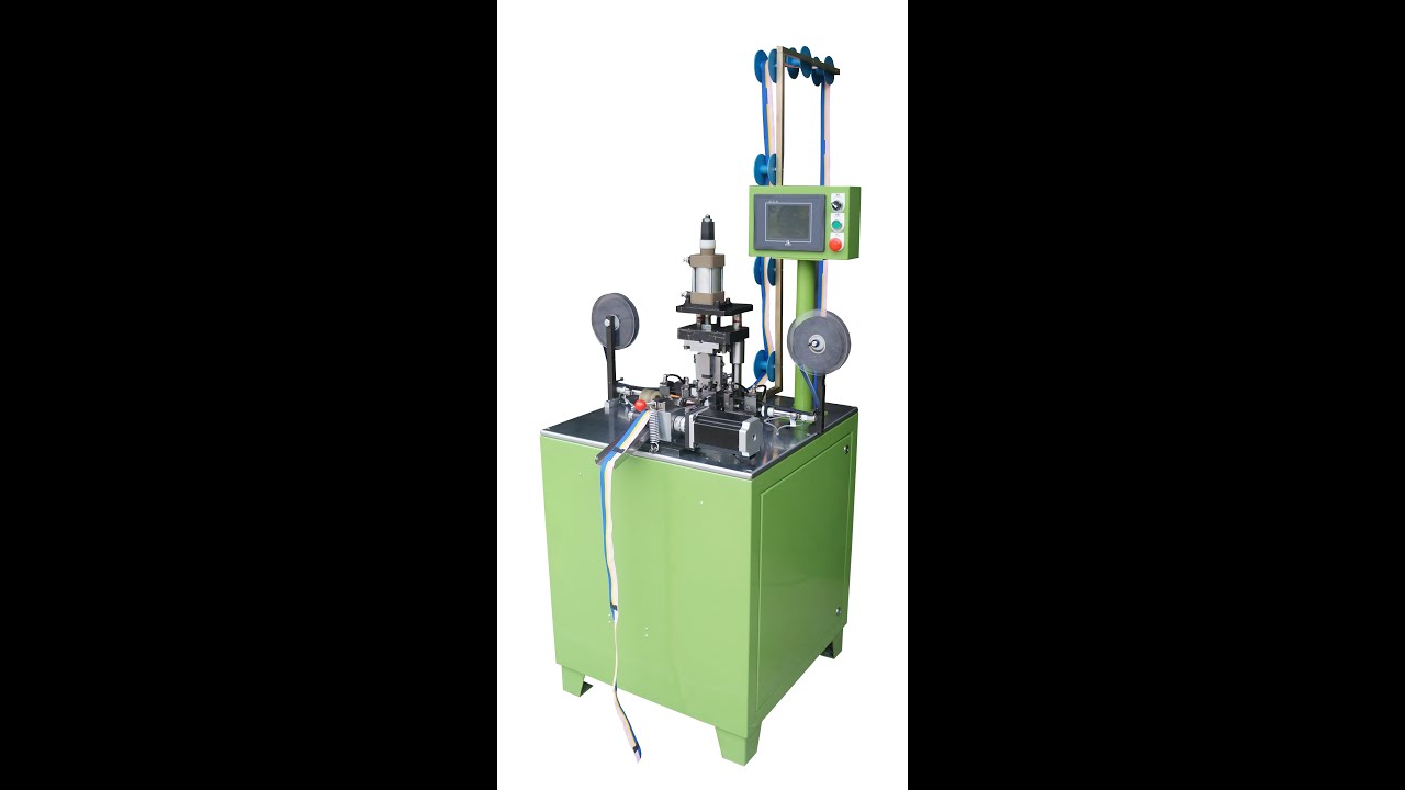YFM-109NCA-2 Auto nylon zipper film welding machine by computer control (With concave hole)