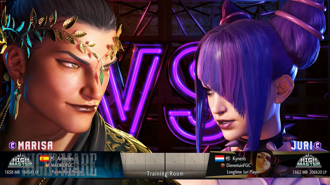 Street Fighter 6 Online Matches #386 - Anterdes (Marisa) vs Kyneris (Juri)