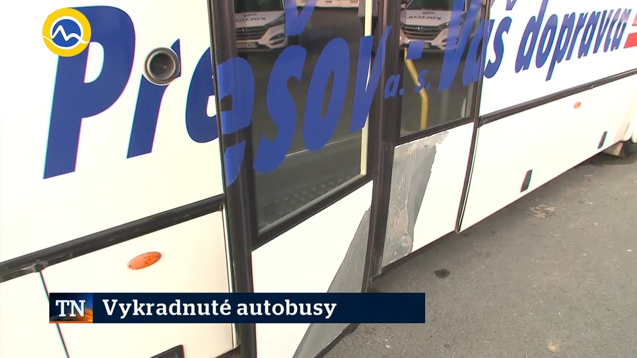 Vykradnuté autobusy 19.10.2021