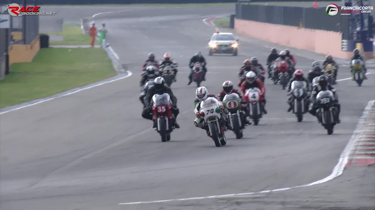 Campionato Moto Storiche - Vintage Guzzi gara completa Franciacorta