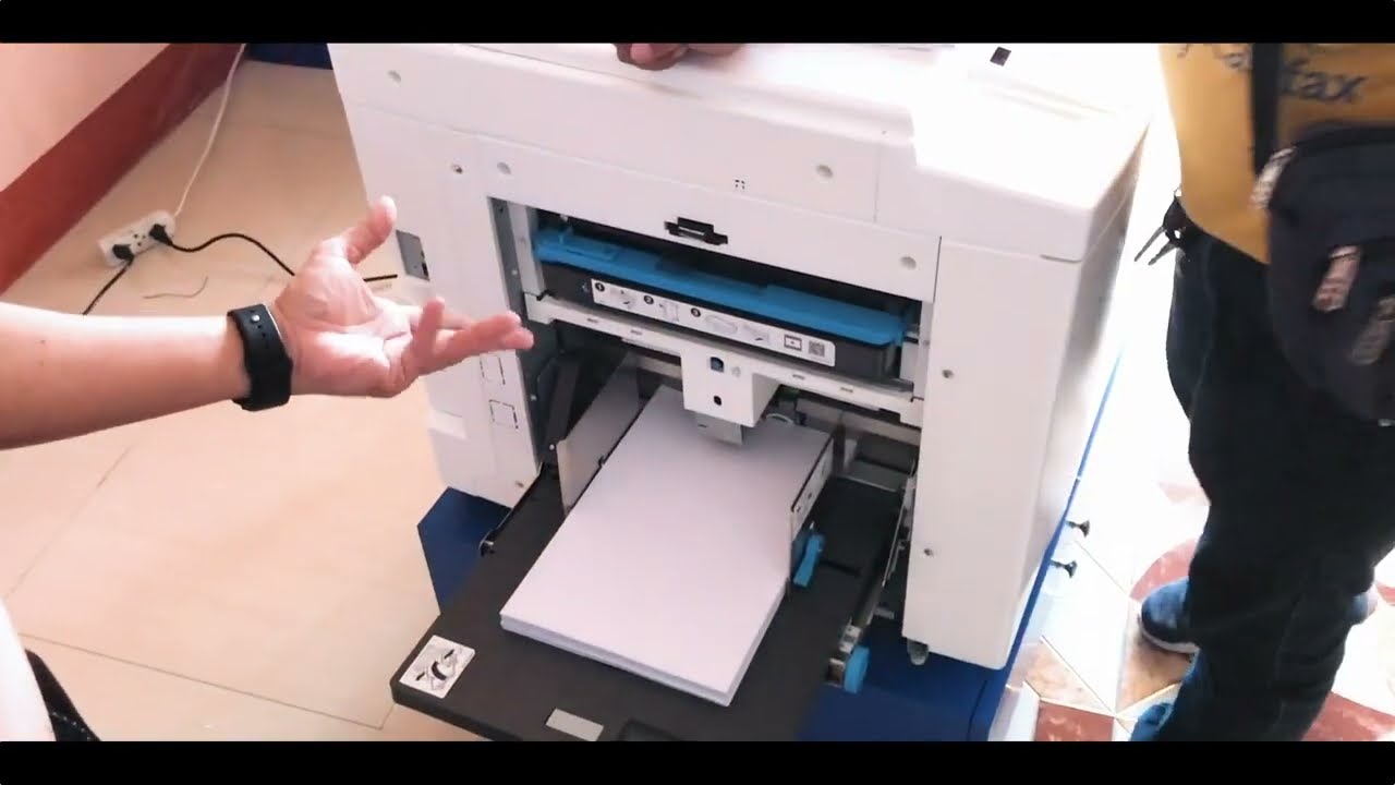Unboxing and Operating Procedure of RISO Printing Machine