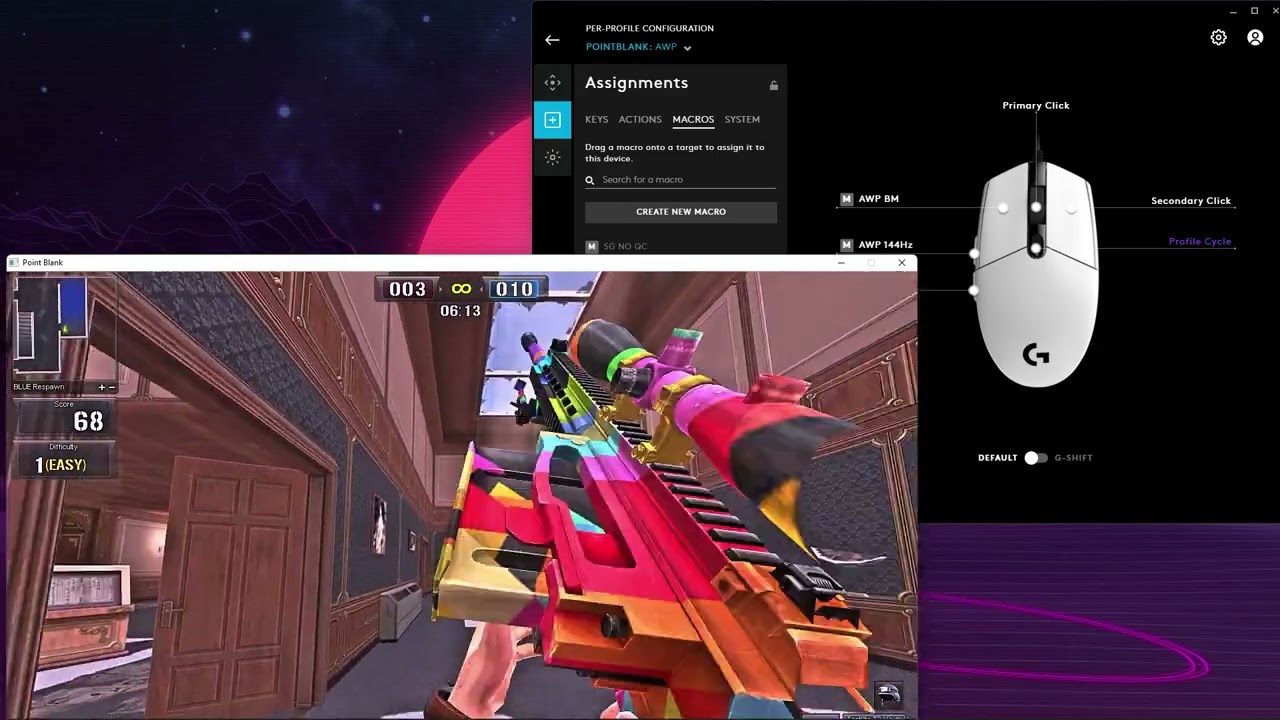 PREVIEW ALL MACRO PB  LOGITECH + GAMEPLAY
