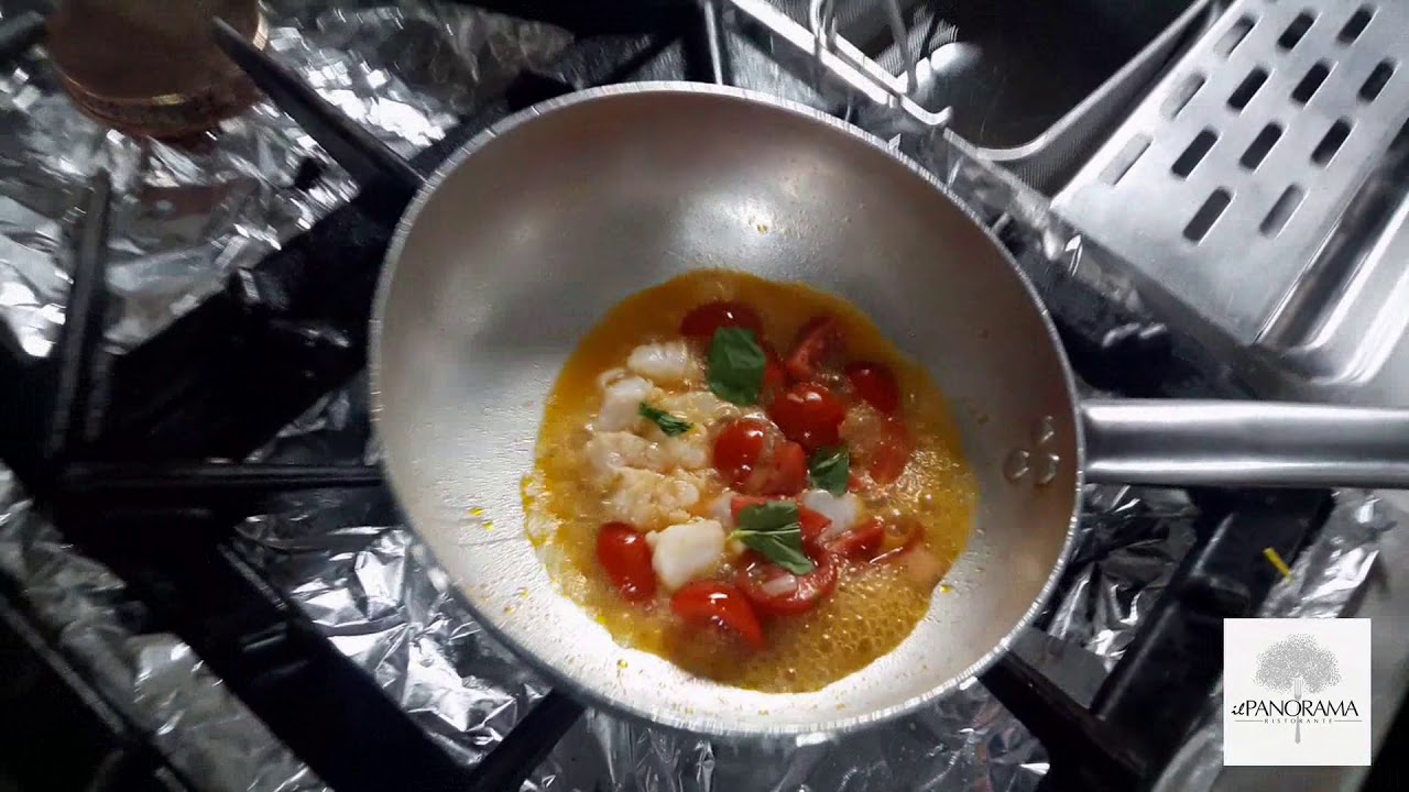 Le ricette dello chef Marco Graziosi: Primo di paccheri con baccala, ciliegino e lime