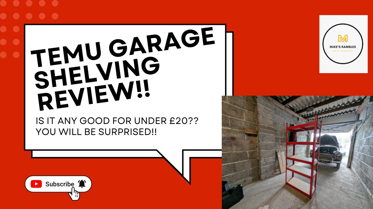 Want PERFECT Garage Storage? Watch This Temu Shelving Build