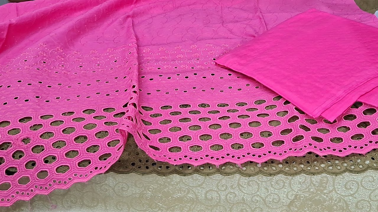LAWN 2PC CHIKANKARI BY AALAYA 