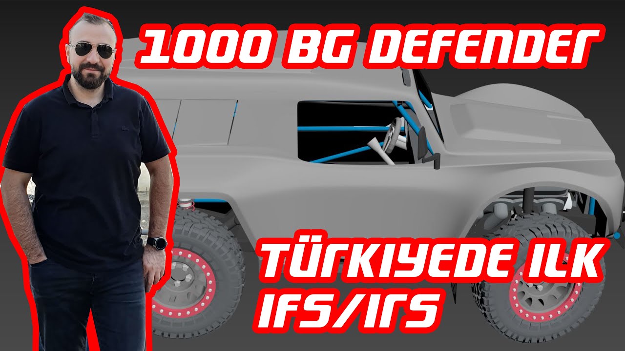 1000bg DEFENDER Yapıyoruz ! T&uuml;rkiye'nin ilk IFS/IRS Offroad Aracı Projesi Part 1