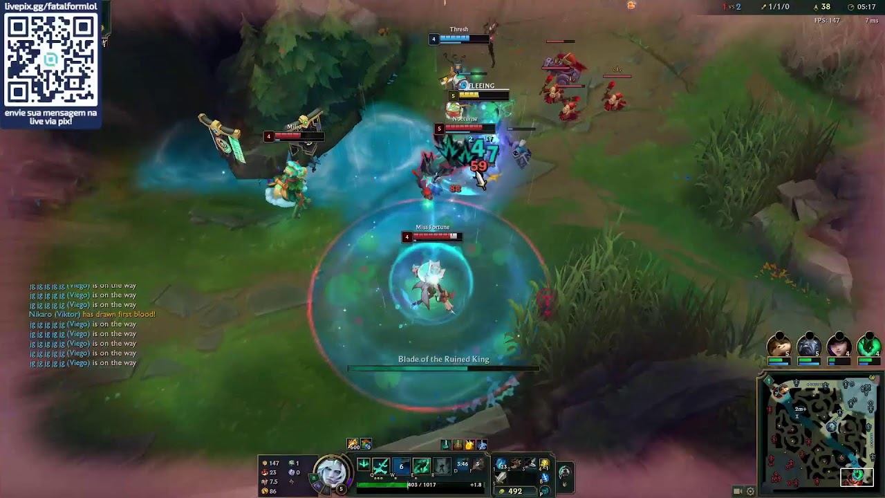 STACKANDO PDL PARA O CHALLENGER (viego heca khazix) !pix !coach