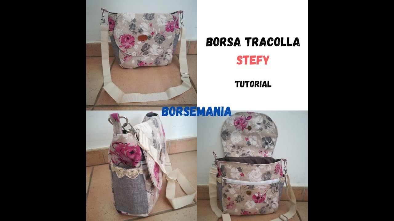 Borsa Tracolla Stefy - Borsa in stoffa fai da te