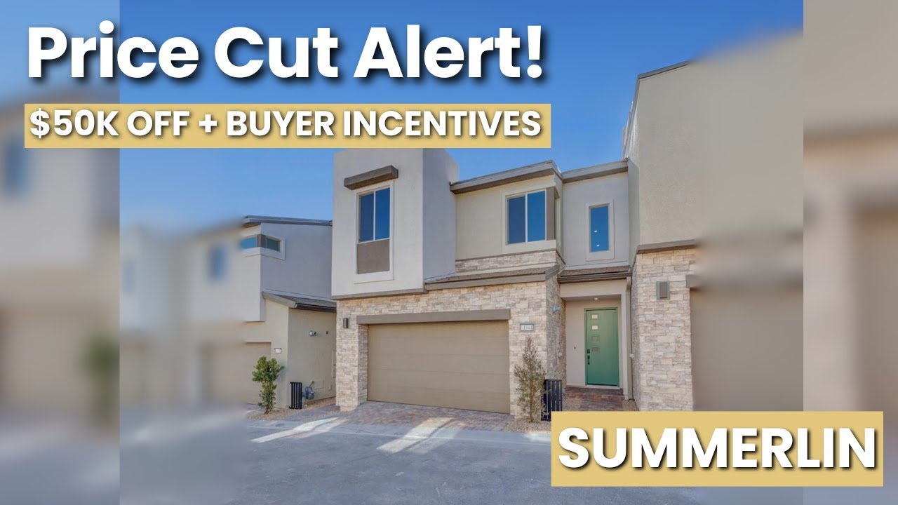 Vertex Townhomes – $50K Off + Buyer Incentives | Tri Pointe Homes Summerlin Update 2025