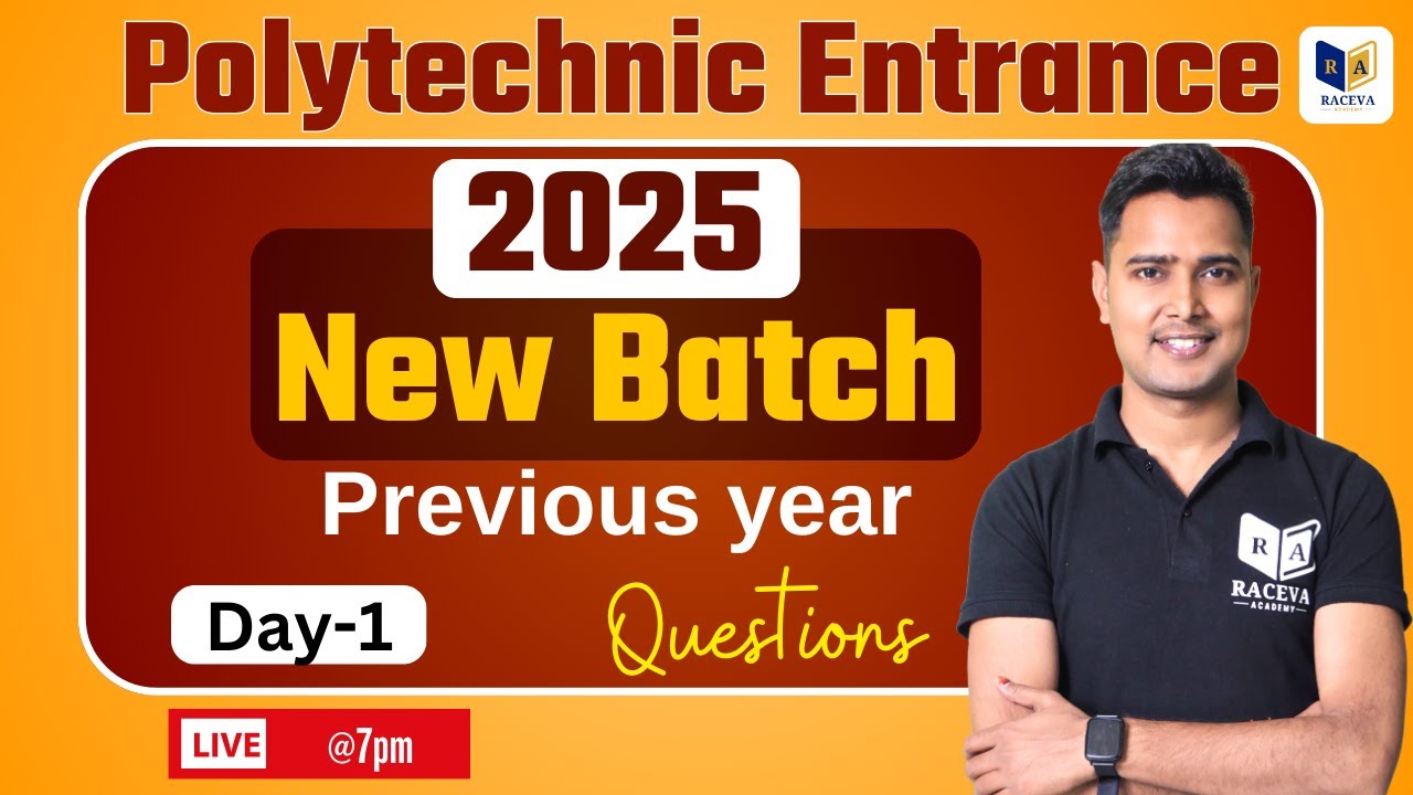up polytechnic entrance exam previous year question paper 2024 | raceva academy