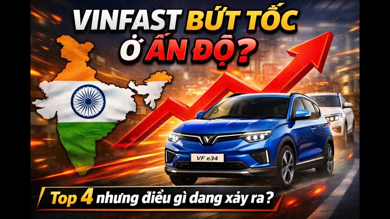 Doanh số VinFast tháng 1 ở Ấn Độ bất ngờ tăng vọt – Thị trường đang đổi chiều?. #vinfast #tintuc