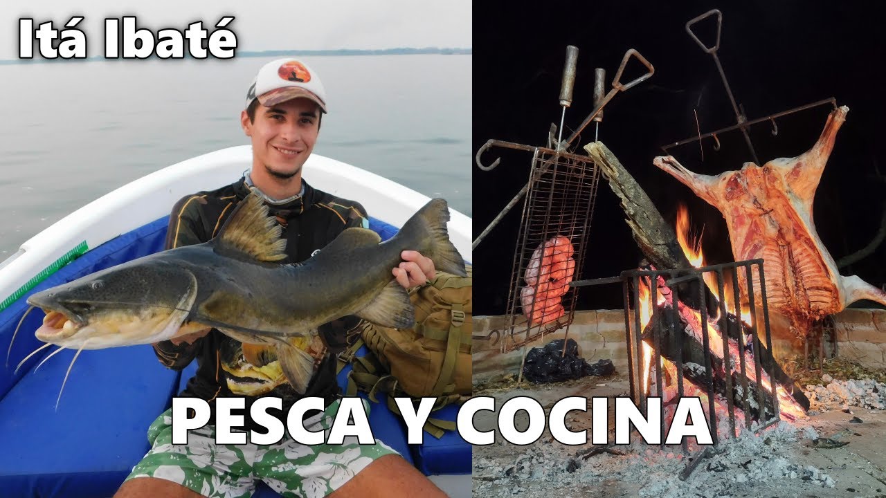 Grandes Peces, Cocina a la estaca. Pesca 2022. It&aacute; Ibat&eacute; - Corrientes. Posta Paran&aacute;
