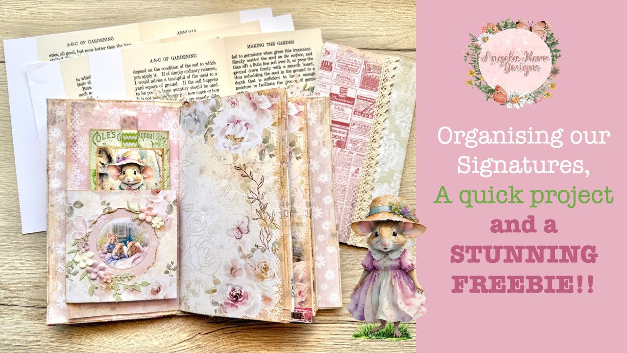 Organising our Signatures, a Little Project & a StunningFREEBIE!