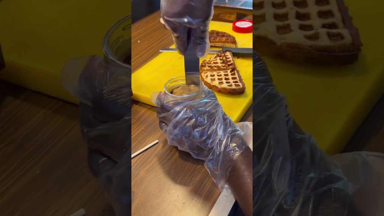 Lotus biscoff waffles |