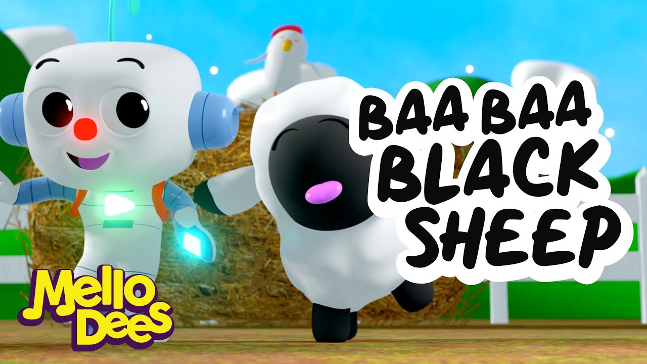 Baa Baa Black Sheep - Mellodees Kids Songs & Nursery Rhymes | Sing-A-Long