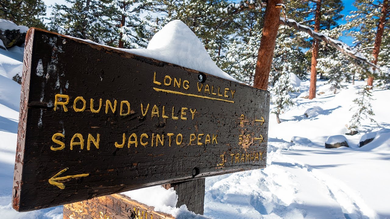 Snow Hiking Mt. San Jacinto From Tram - 4K - Pre-Winter Vlog