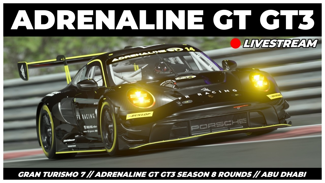 AGT GT3 Season 8 RD5 Abu Dhabi Livestream | Gran Turismo 7