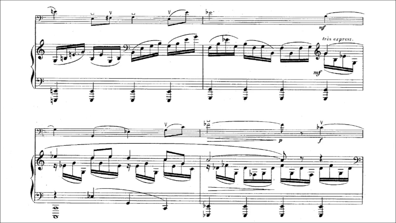 Francis Poulenc - Cello Sonata [With score]