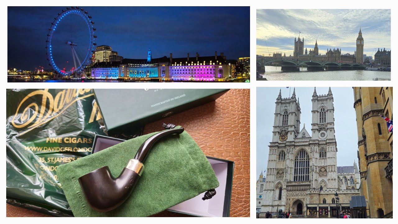 Peterson - Army Filter Heritage (01) Fishtail (9mm), London Davidoff tobacco shop.