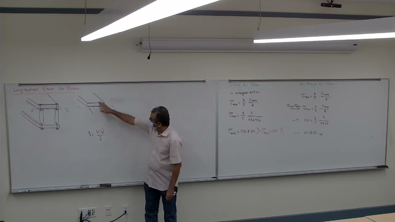 23 Longitudinal Shear Stress (Mechanics of Materials Lectures)